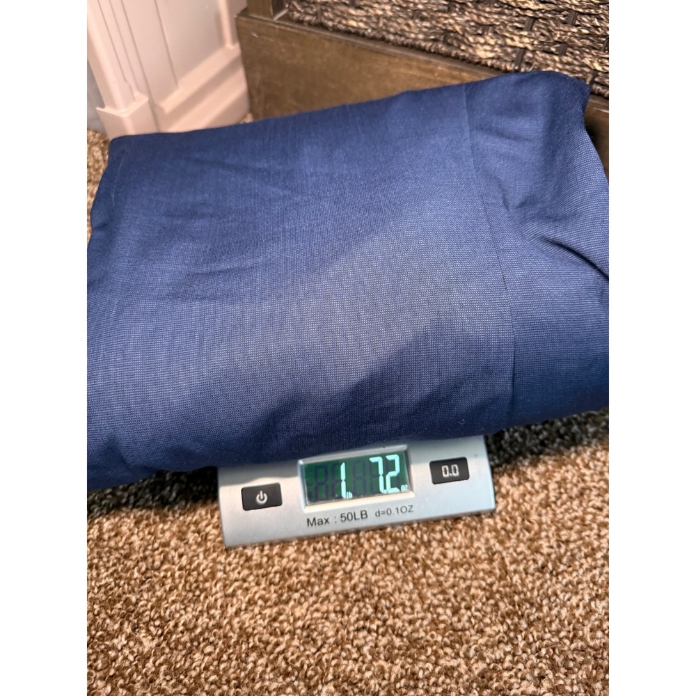 Michael Strahan Collection Men Navy Wool‎ Blend Suit Blazer Jacket 42L Business - Picture 8 of 9